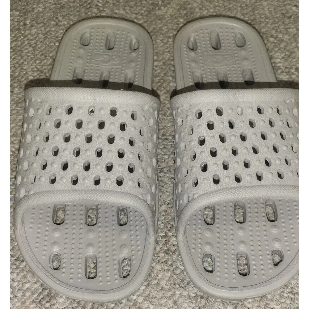 Ego Slide Unisex Sandals Rubber Slip On Grey Size 42-43